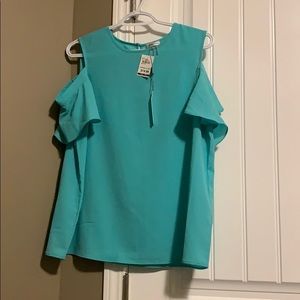 Cut out shoulder top